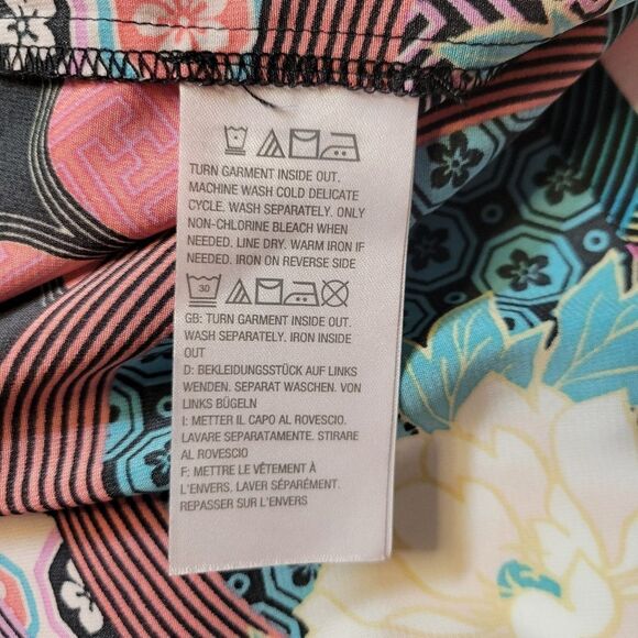 Bob Mackie Wearable Art Colorful Kimono Jacket Duster Cardigan Retro Pattern - Picture 7 of 10